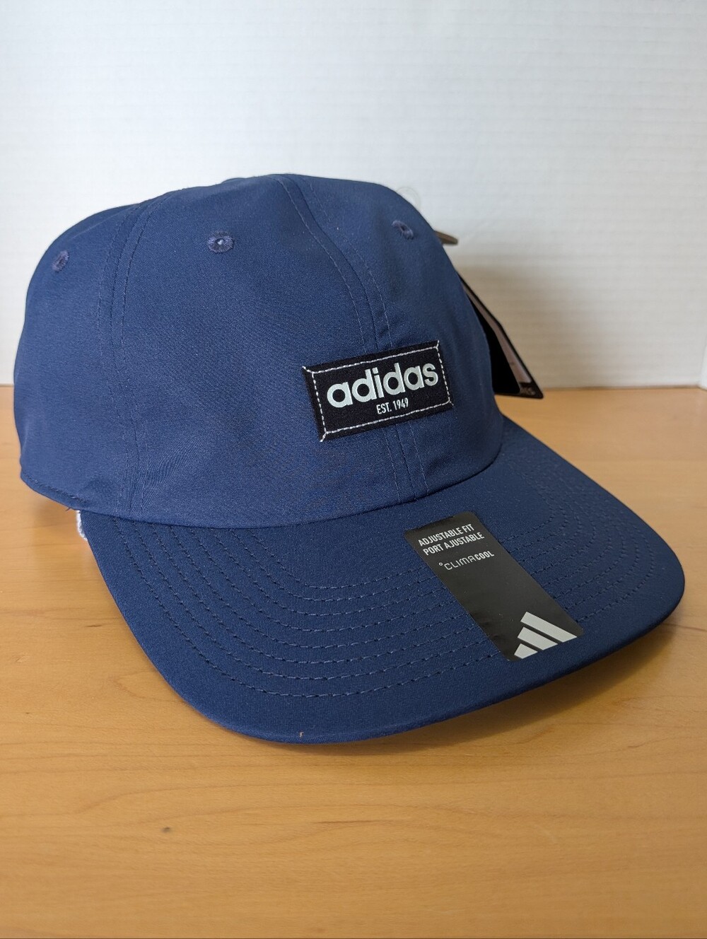 adidas Mens Court Relaxed Strapback Hat CLIMACOOL Adjustable OSFA Navy JJ7483